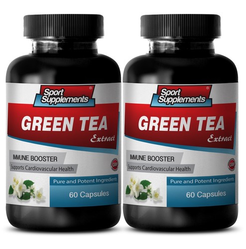 Green tea leaf pills - green,